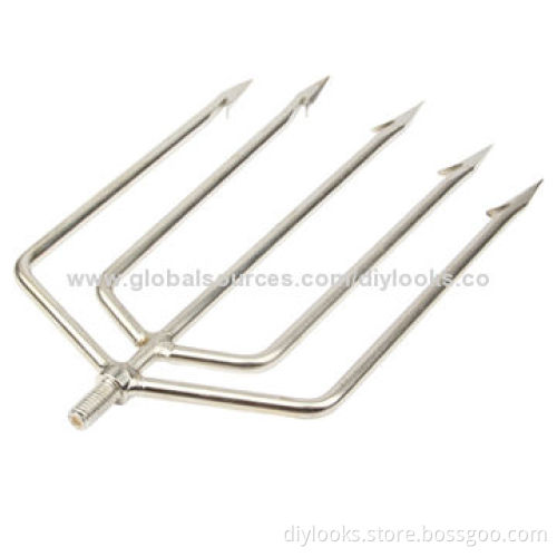 5-tine Fishing Fish Barbed Stainless Spear GigNew